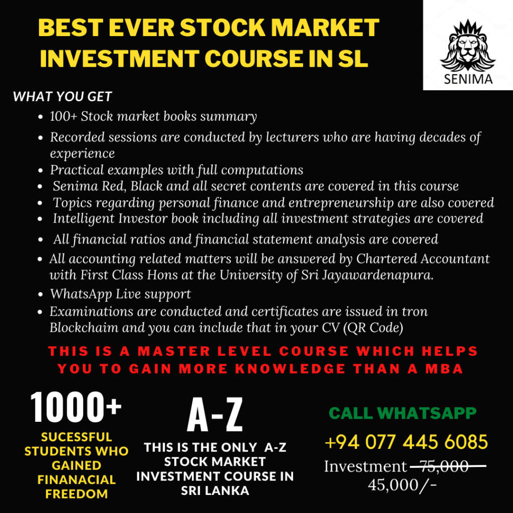 senima stock market course