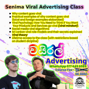 Senima Viral Advertising Class
